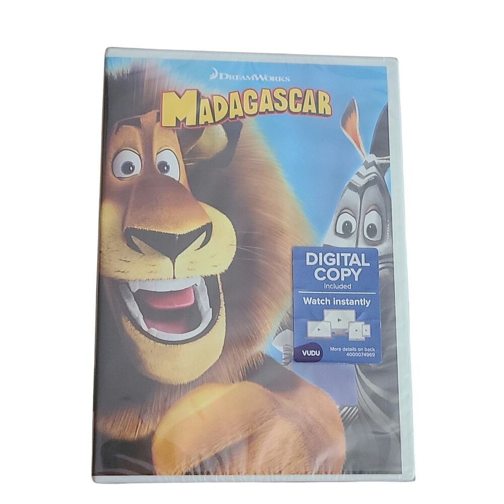 Madagascar DVD DreamWorks Animation Family Adventure Brand Factory sealed.
